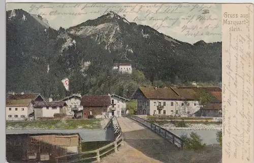 (101469) AK Gruß aus Marquartstein 1906