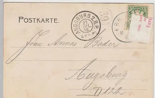 (101469) AK Gruß aus Marquartstein 1906