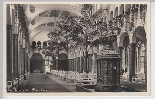 (101441) Foto AK Bad Kissingen, Wandelhalle, vor 1945