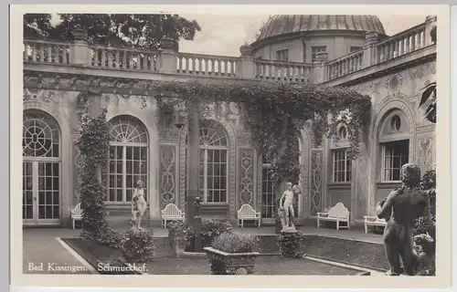 (101438) Foto AK Bad Kissingen, Schmuckhof, vor 1945