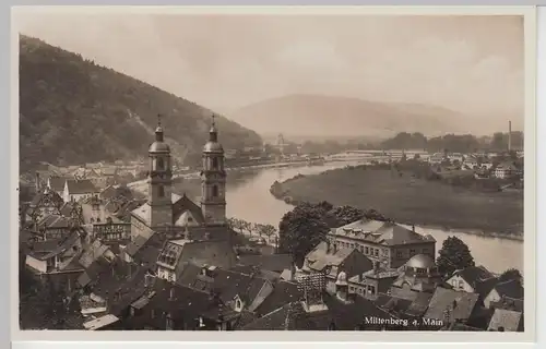 (101423) Foto AK Miltenberg, Stadtansicht, St. Jakobus, vor 1945