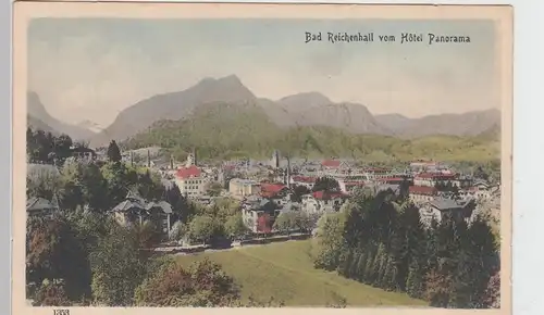 (101398) AK Bad Reichenhall, Blick vom Hotel Panorama, vor 1945