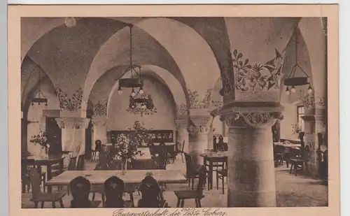 (101361) AK Coburg, Veste, Burgwirtschaft, Inneres, vor 1945