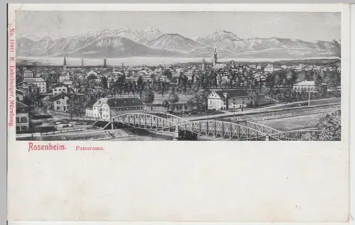 (101101) AK Rosenheim, Panorama 1905