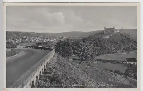 (101054) AK Eichstätt, Bayern, Willibaldsburg, Blick von neuer Straße, Feldpost