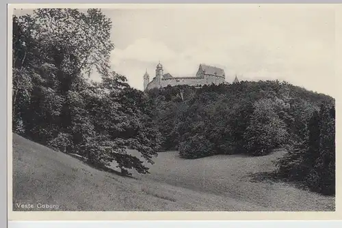 (101029) AK Veste Coburg, Blick vom Veilchental, vor 1945