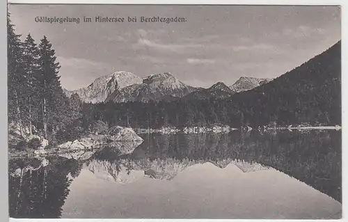 (101018) AK Hintersee, Ramsau, Göll, vor 1945