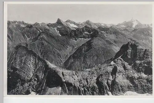 (101008) AK Heilbronner Weg, Allgäuer Alpen, Blick vom Bockkarkopf