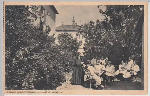 (100891) AK Kloster Maria Schnee, Haushaltungsschule, Lülsfeld 1937