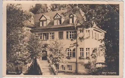 (100866) Foto AK Wirsberg, Oberfranken, Hotel Hubertus 1936