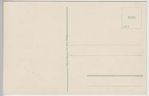 (100847) AK Traunstein, Blick auf Institut Sparz, vor 1945