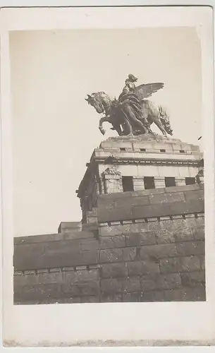 (81122) orig. Foto Koblenz, Kaiser Wilhelm I. Denkmal, vor 1945