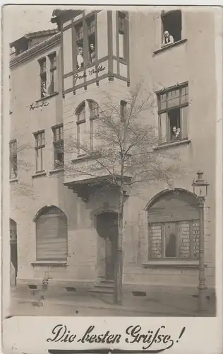 (68927) orig. Foto Wattenscheid, Wohnhaus i.d. Bismarckstraße 9, 1920