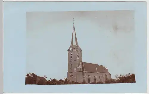 (106709) Foto AK unbekannte Kirche, 1910er