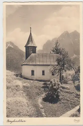 (100597) Foto AK Bergkirchlein, vor 1945