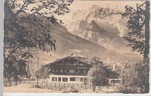 (100311) Foto AK Haus in den Bergen, Ort unbekannt, vor 1945