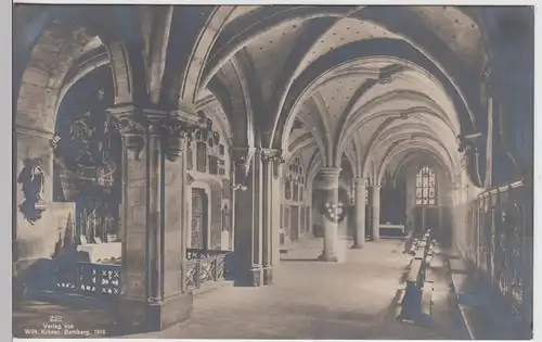 (97610) Foto AK Bamberg, Dom, Nagelkapelle, um 1916