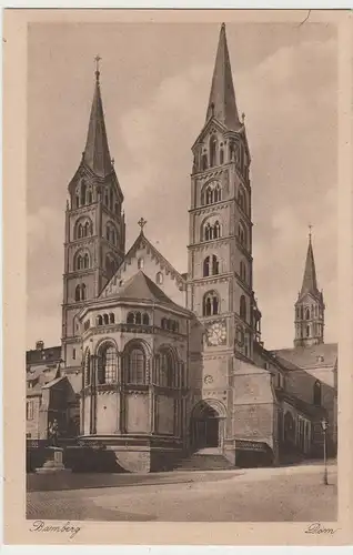 (81051) AK Bamberg, Dom, vor 1945