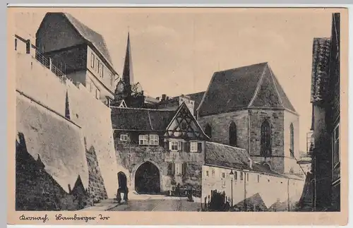 (48217) AK Kronach, Bamberger Tor, vor 1945