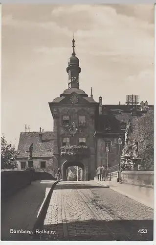 (39435) Foto AK Bamberg, Rathaus vor 1945