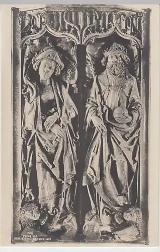 (20406) Foto AK Bamberg, Dom, Grabmal Kaiser Heinrich, vor 1945