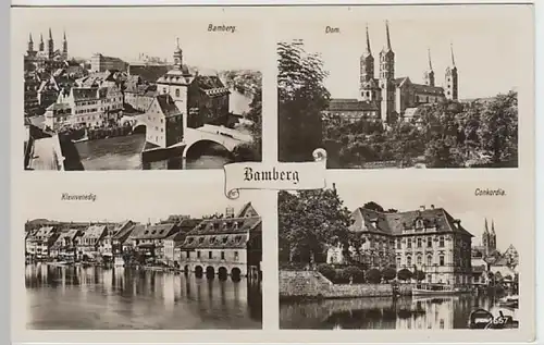 (19138) Foto AK Bamberg, Mehrbildkarte 1936