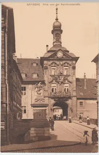 (17208) AK Bamberg, Karolinenstraße, vor 1945