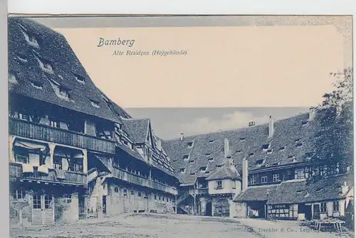 (105632) AK Bamberg, Alte Residenz, Hofgebäude, vor 1905