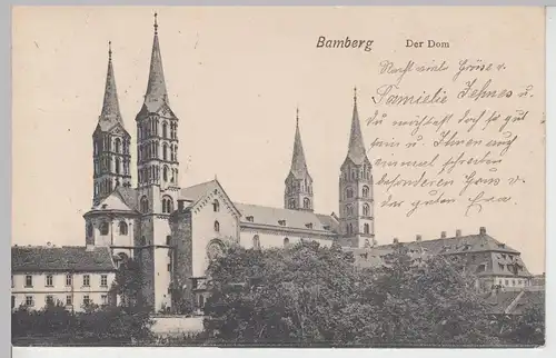 (104062) AK Bamberg, Dom, 1906