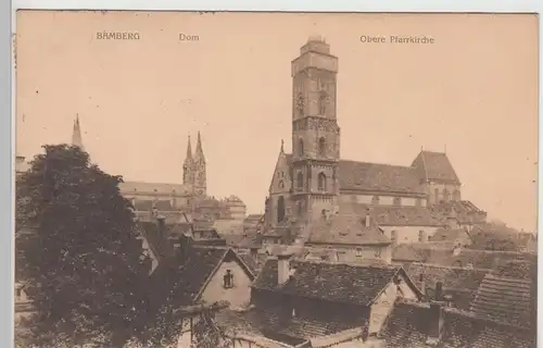 (104061) AK Bamberg, Obere Pfarrkirche, 1909