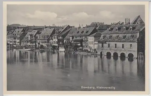(101405) AK Bamberg, Klein Venedig, vor 1945