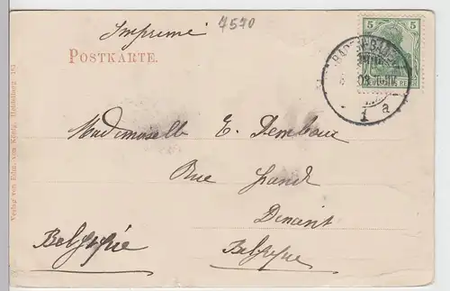 (94808) AK Gruss aus Baden-Baden, Gesamtansicht, 1903