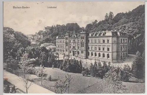 (89859) AK Baden-Baden, Landesbad, 1911