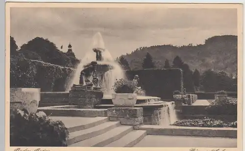 (85876) AK Baden Baden, Gönneranlage 1932