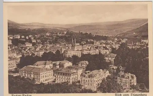 (85875) AK Baden Baden, Blick vom Friesenberg 1932