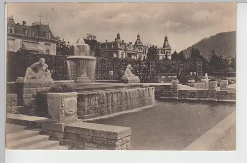 (84793) AK Baden Baden, Gönneranlage mit Josefinen-Brunnen 1911