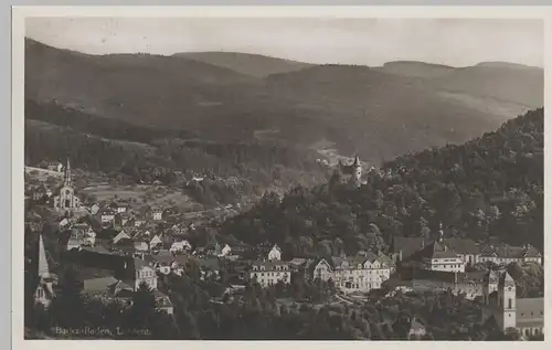 (78700) Foto AK Baden-Baden, Lichtental, 1935