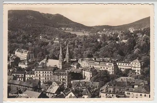 (49896) Foto AK Baden-Baden, Totale, 1939