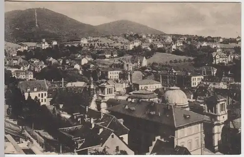 (29309) AK Baden-Baden, Blick von der Schlossterrasse 1910er