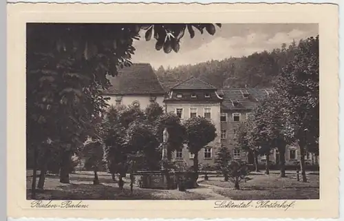 (25703) AK Baden-Baden, Kloster Lichtenthal, Klosterhof, vor 1945