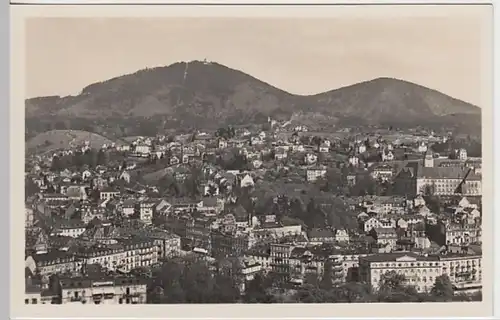 (21087) Foto AK Baden-Baden, Panorama, vor 1945