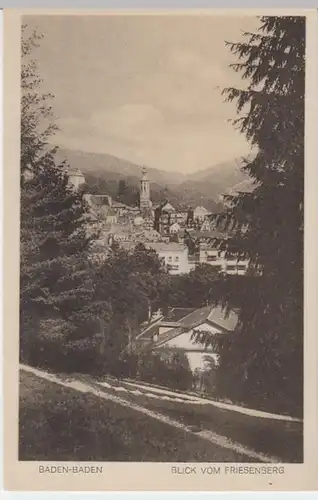 (12410) AK Baden-Baden, Blick vom Friesenberg, vor 1945