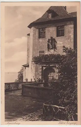 (99049) AK Meersburg am Bodensee, Schloss Eingang, vor 1945