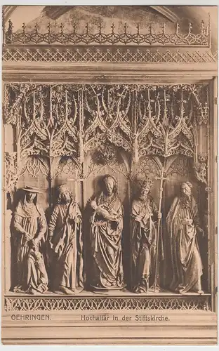 (98996) AK Öhringen, Hochaltar in der Stiftskirche, vor 1945