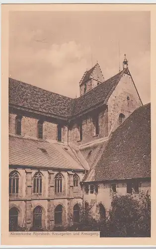 (98970) AK Alpirsbach, Klosterkirche, Kreuzgarten und Kreuzgang vor 1945