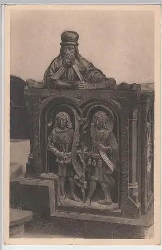 (98863) AK Blaubeuren, Chorgestühl in der Klosterkirche, vor 1945