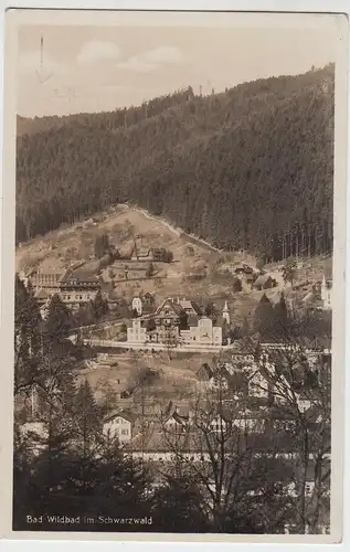 (98826) Foto AK Bad Wildbad, Schwarzwald, Panorama, Sonderst. 1936