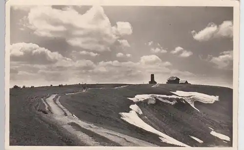 (98241) Foto AK Zastler Feldberg, Letzter Schnee, vor 1945