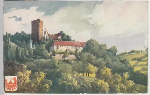 (98135) Künstler AK G. Rothgeb: Burg Ehrenberg (Neckar), vor 1945