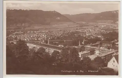 (98105) Foto AK Geislingen an der Steige, Altenstadt, vor 1945